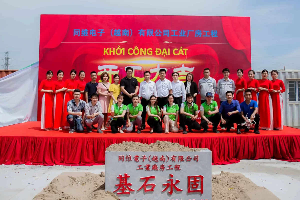 Tổ chức lễ khởi công bởi công ty chuyên nghiệp