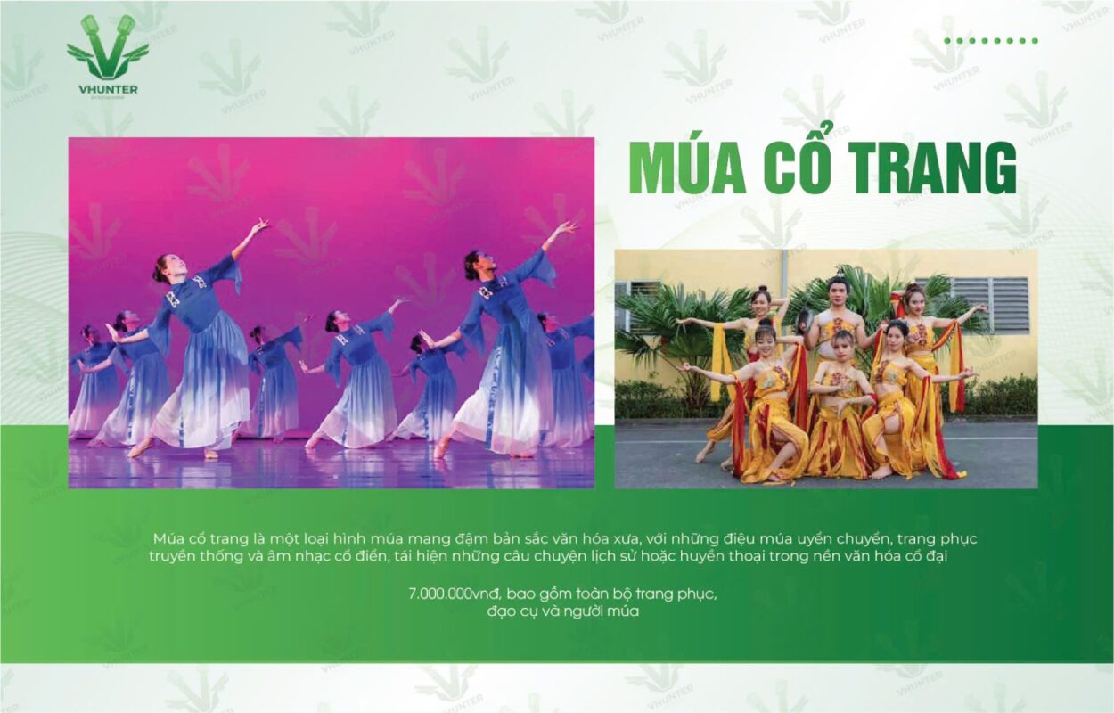 Cho thuê nhóm múa cổ trang tại Hải Phòng