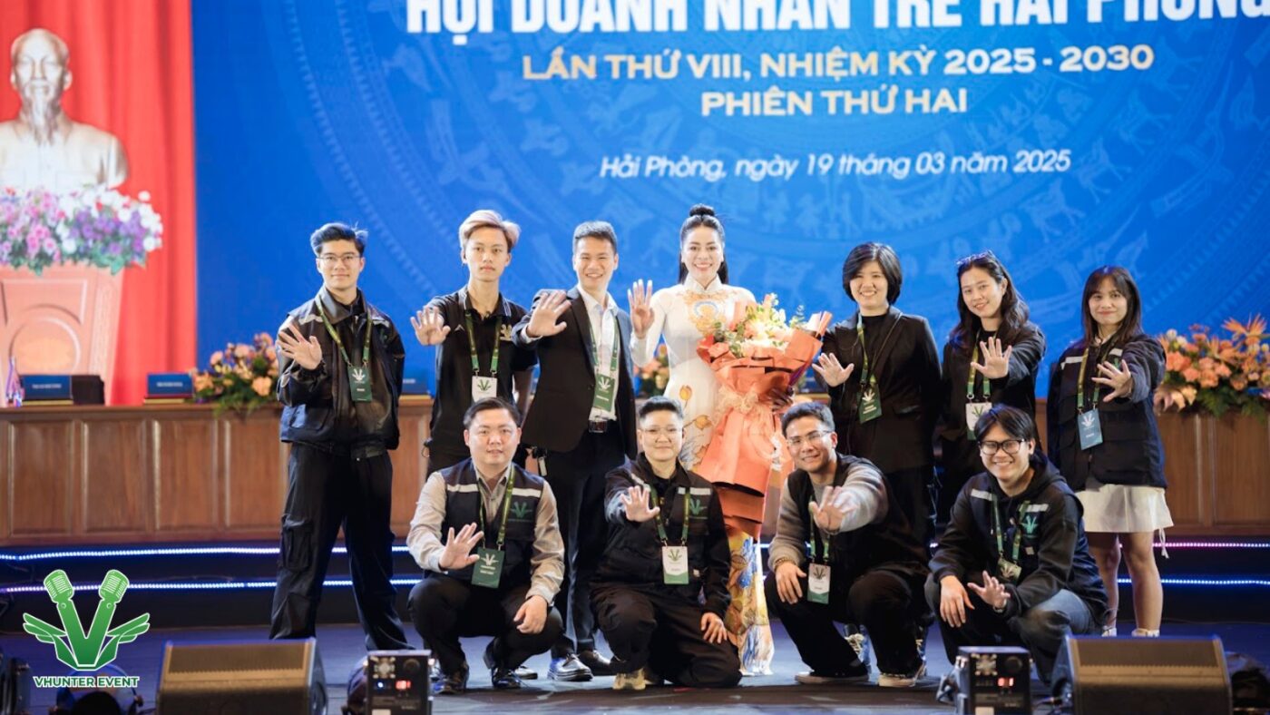 VHunter đồng hành cùng Đại hội Doanh nhân trẻ Hải Phòng khóa VIII (2025–2030)