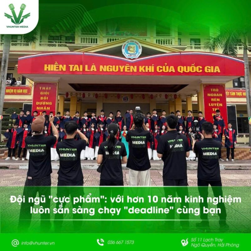 Dịch vụ quay phim – chụp ảnh sự kiện tại Hải Phòng