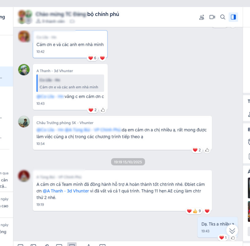 VHunter luôn là sự lựa chọn hàng đầu trong lĩnh vực Tổ chức sự kiện