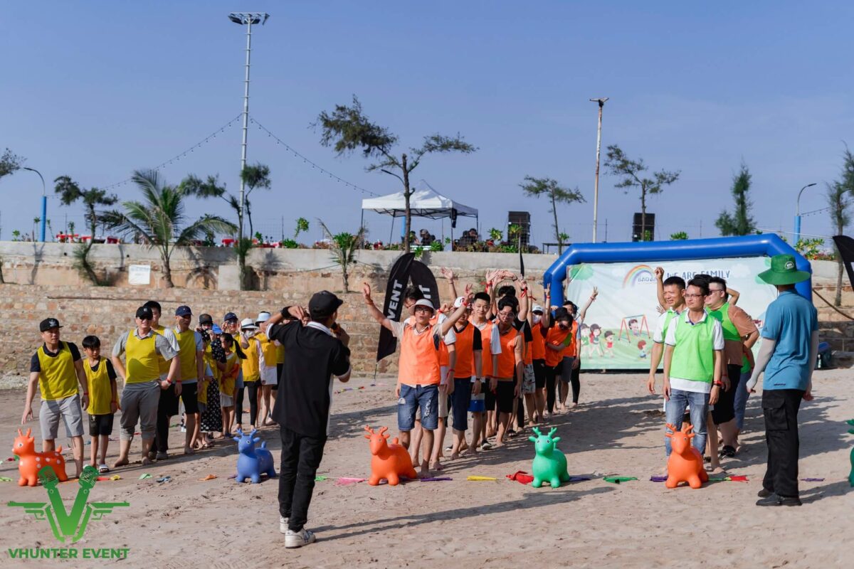 Các trò chơi teambuilding trên bãi biển
