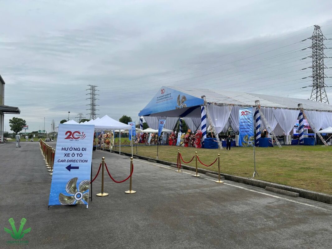 VHunter Event tổ chức sự kiện Lễ kỷ niệm 20 năm Công ty TNHH Nakasima Việt Nam