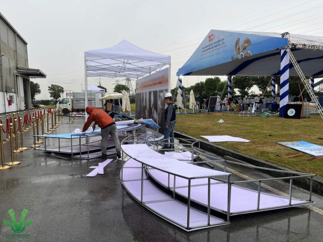 Thi công cổng chào sự kiện