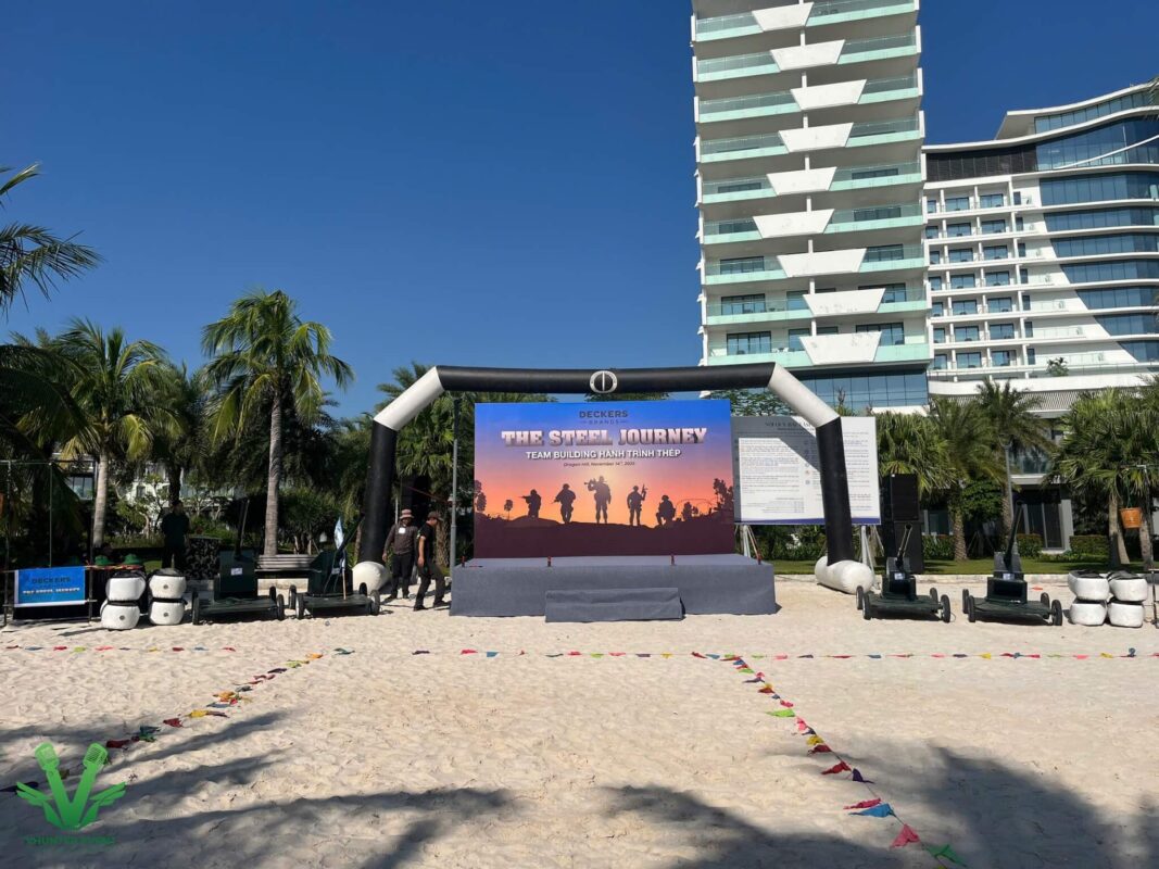 Team building tại đồi rồng